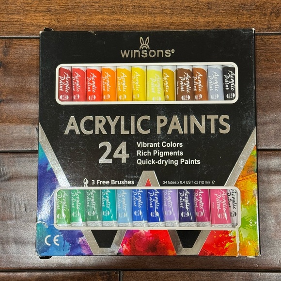 Winsons 24 Color Acrylic Paint [New] - Picture 7 of 11
